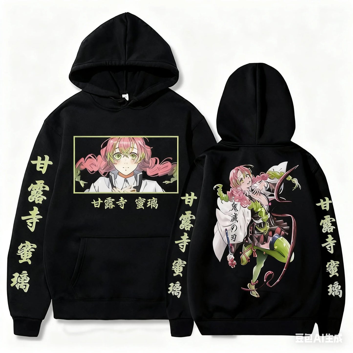 Anime Demon Slayer Kanroji Mitsuri Hoodie