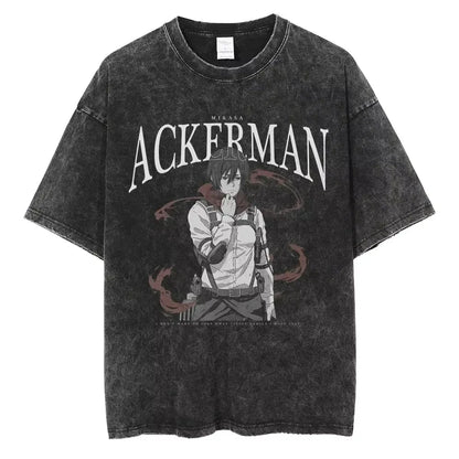 AOT Levi Ackerman Vintage Tee