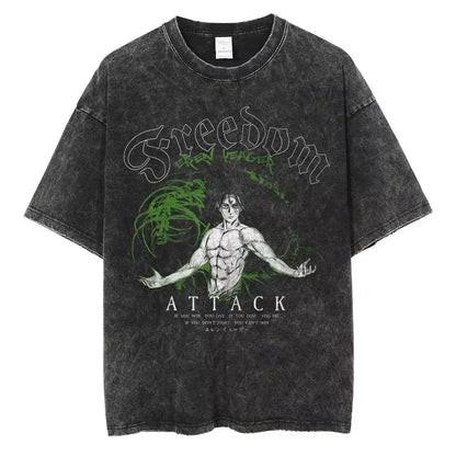 AOT Levi Ackerman Vintage Tee