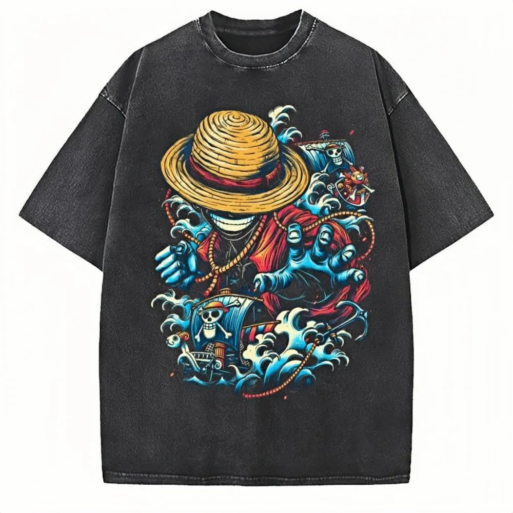 One Piece Vintage T-shirt Luffy