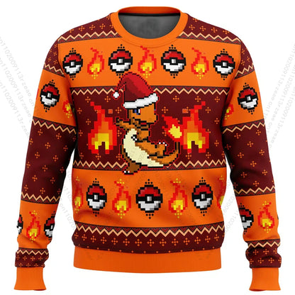 Christmas Charmander Pokemon Sweater