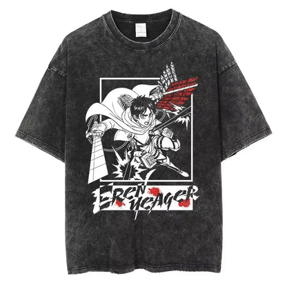 AOT Levi Ackerman Vintage Tee