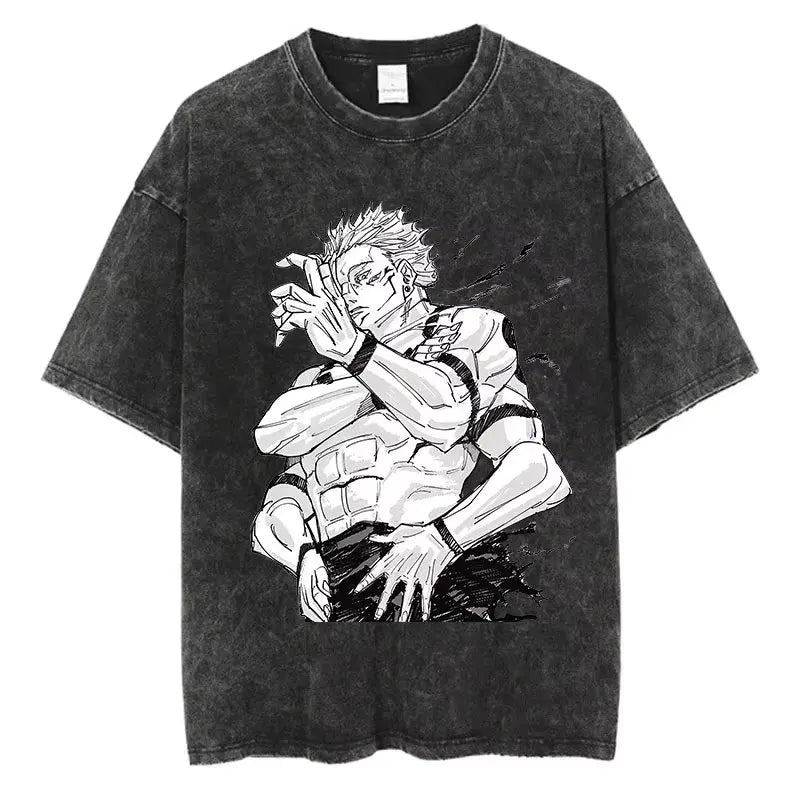 Oversized Vintage Tee Jujutsu Kaisen