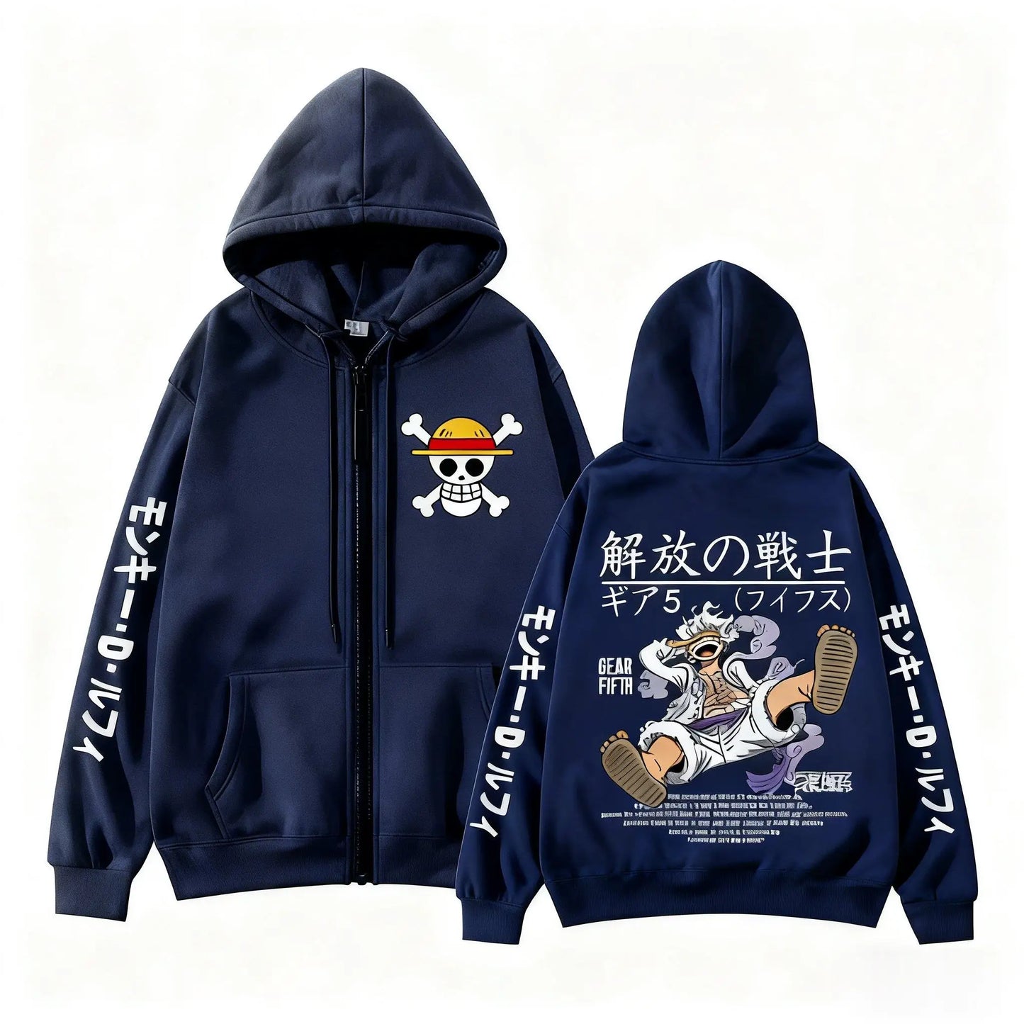 Monkey D Luffy Gear 5 One Piece Anime Hoodie