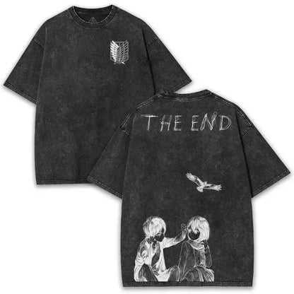 AOT Levi Ackerman Vintage Tee