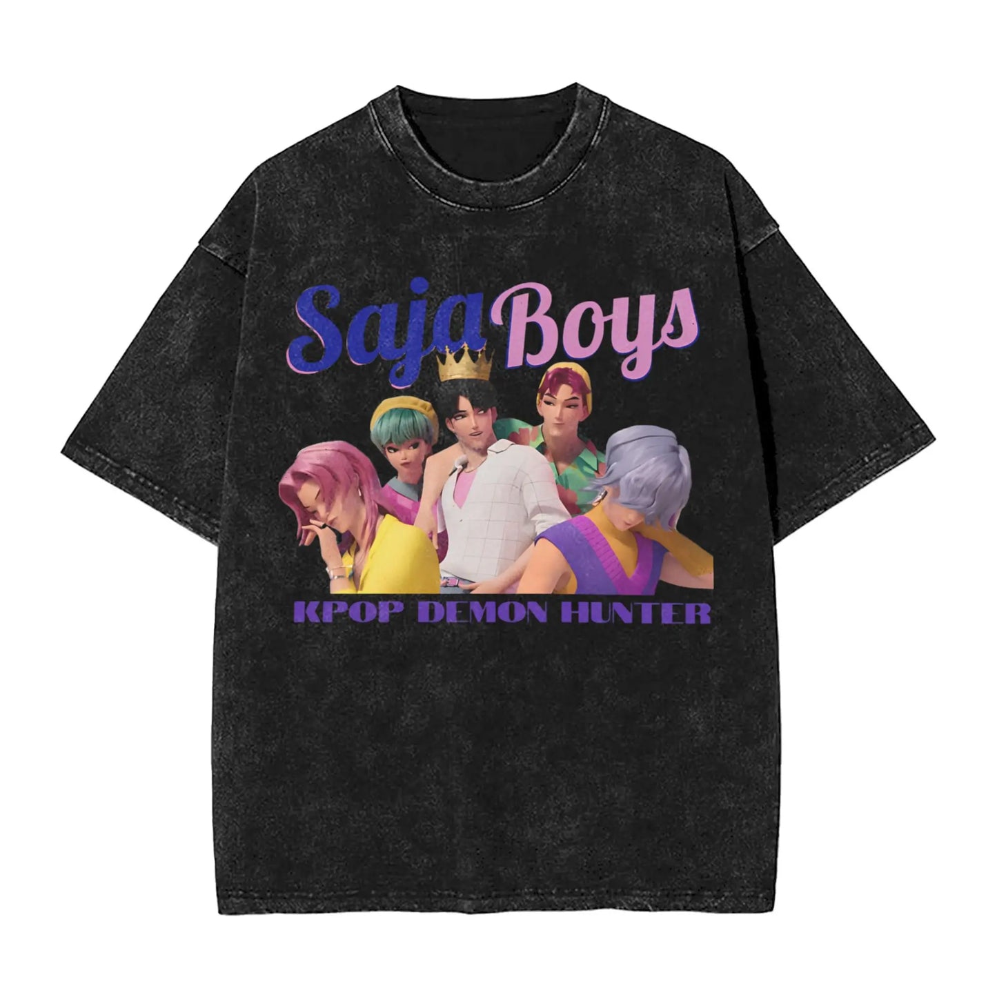 Saja Boys Demon Kpop Demon Hunters Vintage Tee