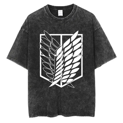 AOT Levi Ackerman Vintage Tee