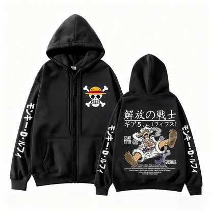 Monkey D Luffy Gear 5 One Piece Anime Hoodie