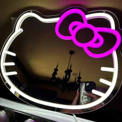 Hello Kitty LED Anime Mirror Neon Sign