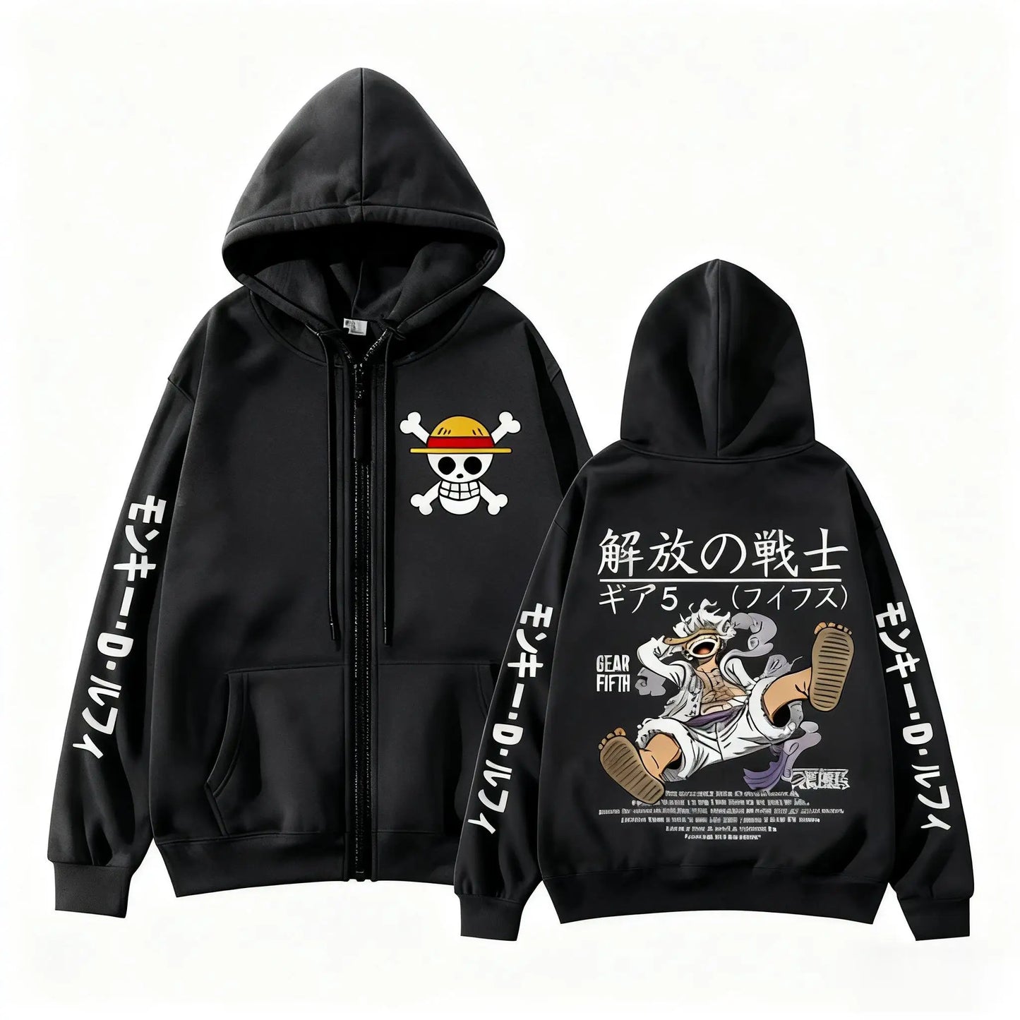 Monkey D Luffy Gear 5 One Piece Anime Hoodie