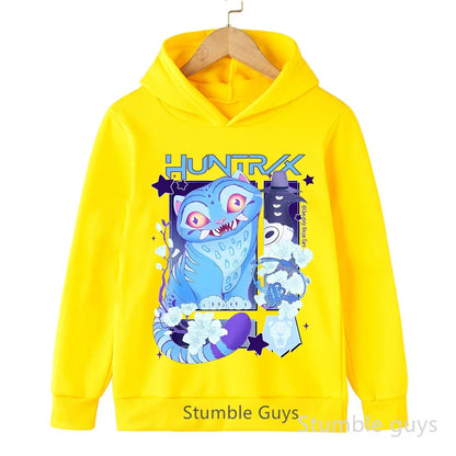 Kpop Demon Hunters Autumn Winter Kids Hoodie