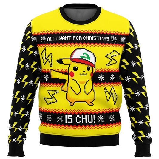 Pokemon Pikachu Christmas Sweatshirt