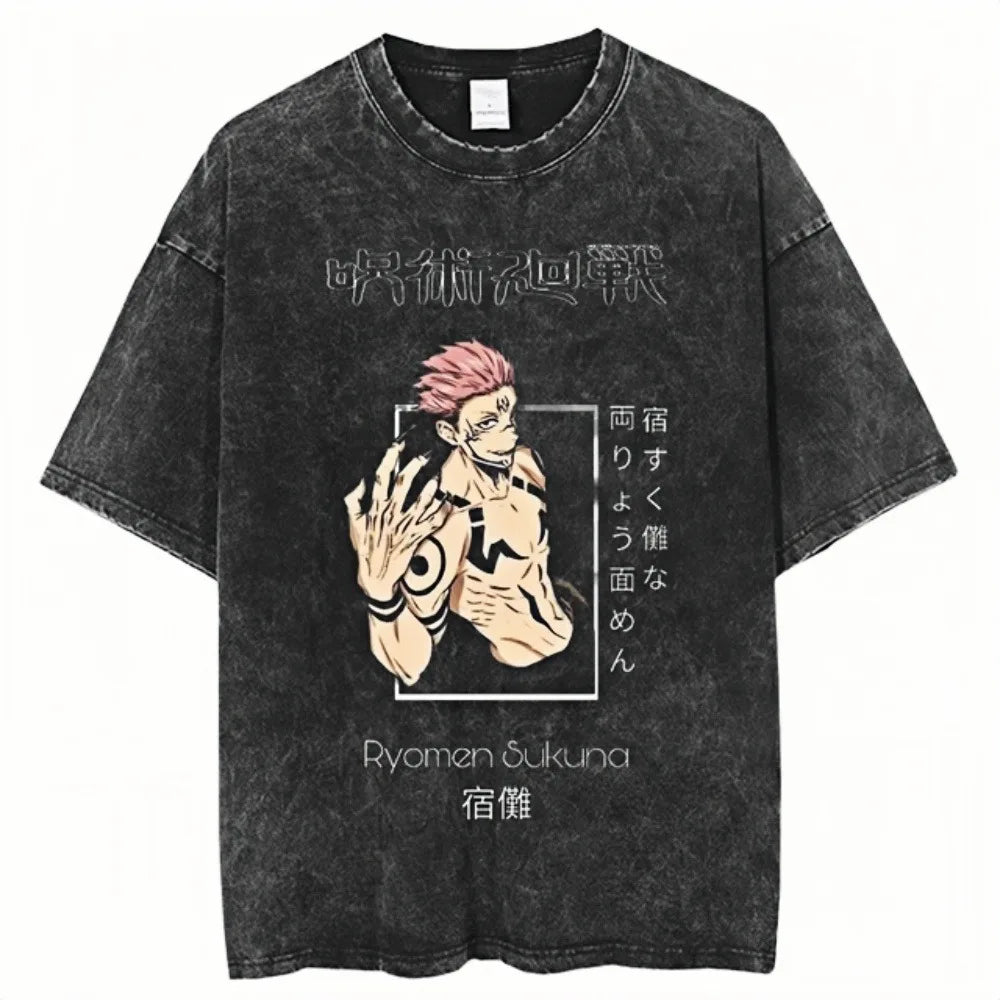 Jujutsu Kaisen Ryomen Sukuna Vintage Tee