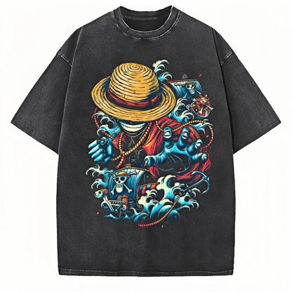 One Piece Vintage T-shirt Luffy