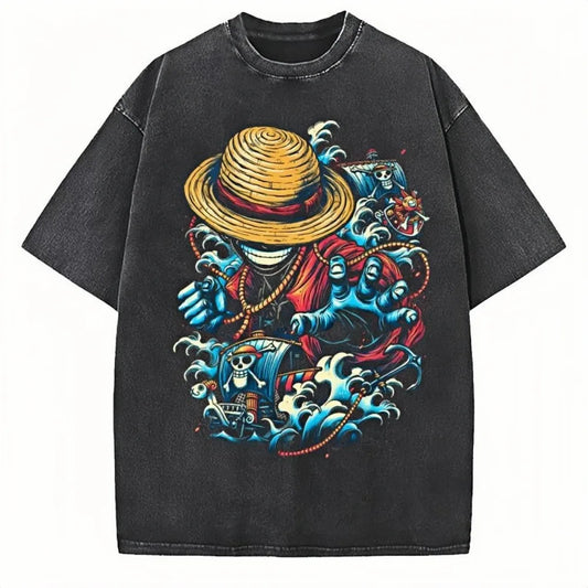 One Piece Vintage T-shirt Luffy