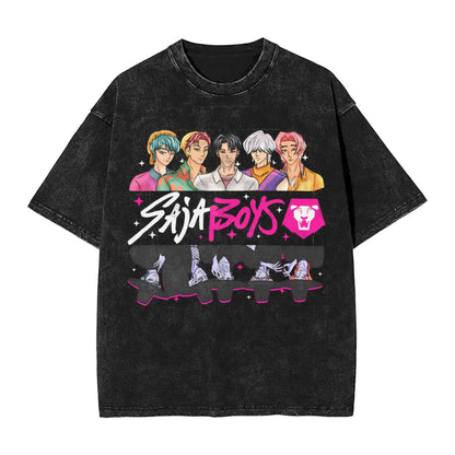Saja Boys Demon Kpop Demon Hunters Vintage Tee