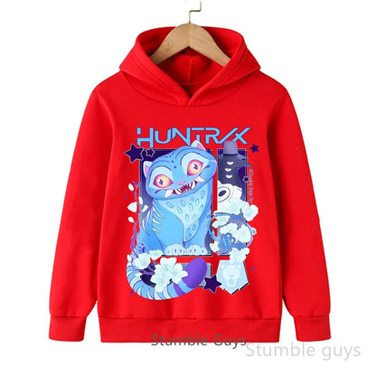 Kpop Demon Hunters Autumn Winter Kids Hoodie