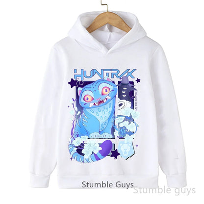Kpop Demon Hunters Autumn Winter Kids Hoodie