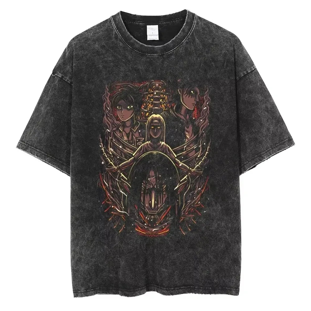 AOT Levi Ackerman Vintage Tee