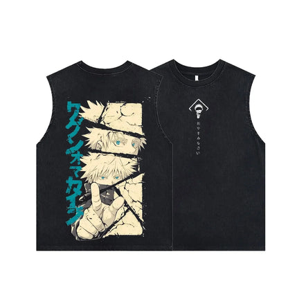 Gojo Satoru Vintage Tank Top