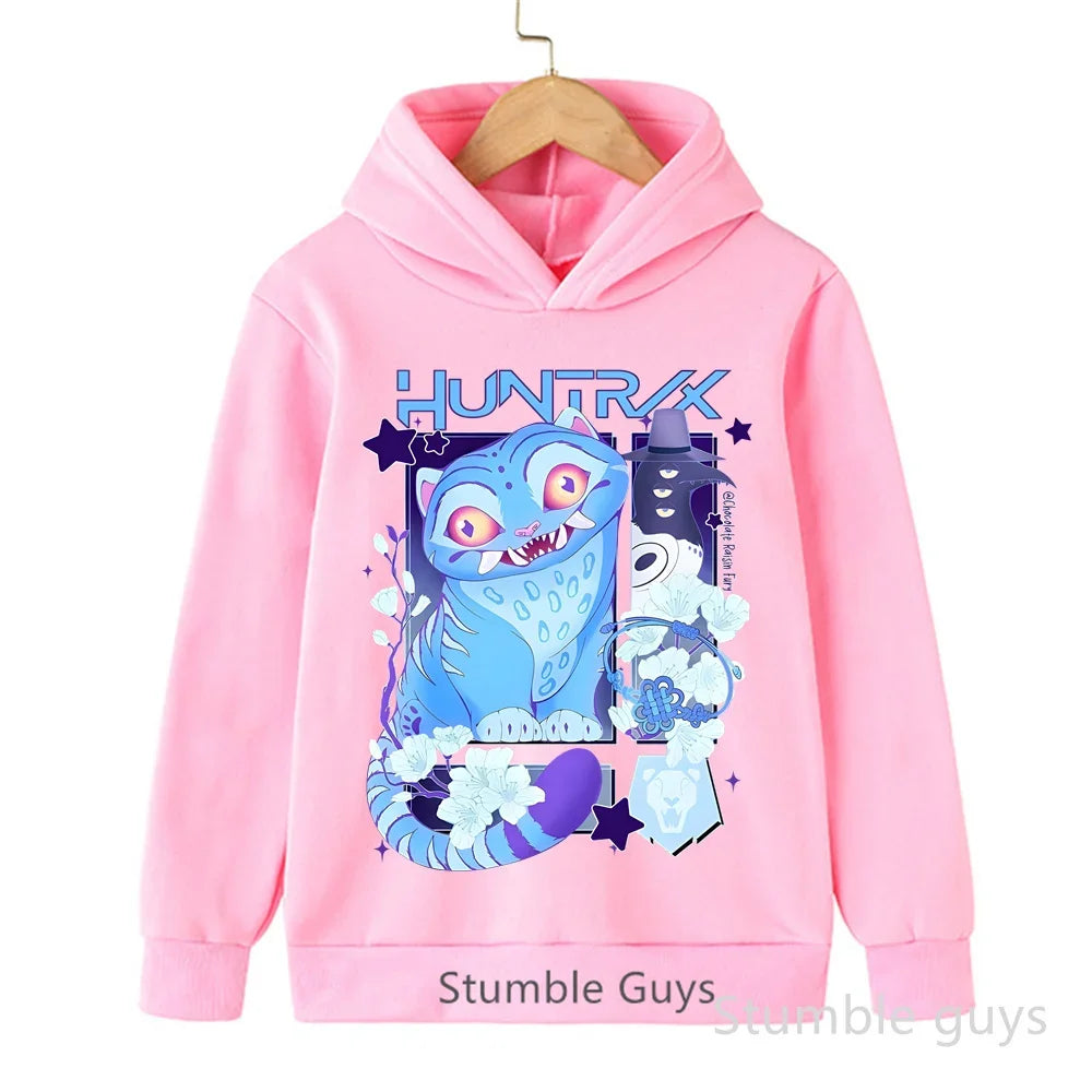 Kpop Demon Hunters Autumn Winter Kids Hoodie