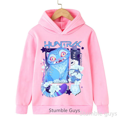 Kpop Demon Hunters Autumn Winter Kids Hoodie