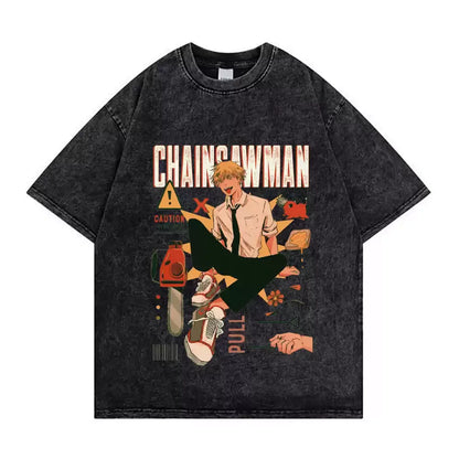 Chainsaw Man Denji Vintage Tee