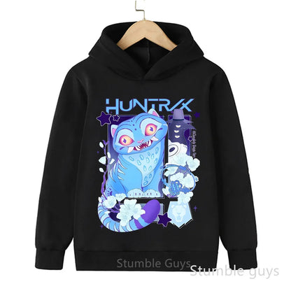 Kpop Demon Hunters Autumn Winter Kids Hoodie