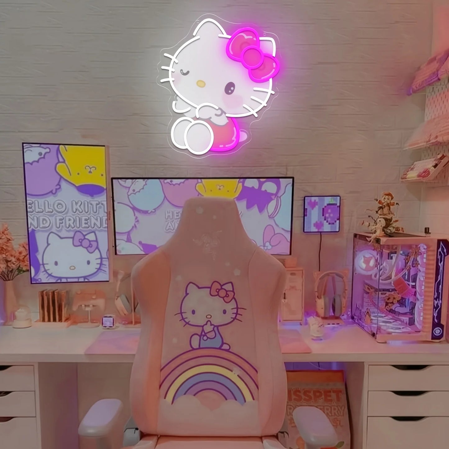 Hello Kitty LED Neon Sign Sanrio Night Light