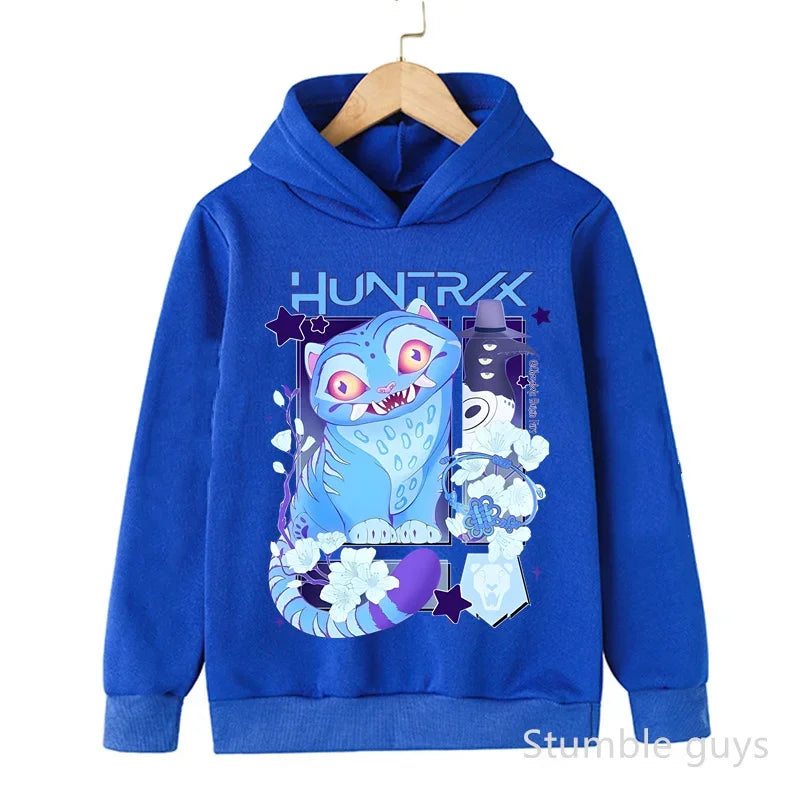 Kpop Demon Hunters Autumn Winter Kids Hoodie