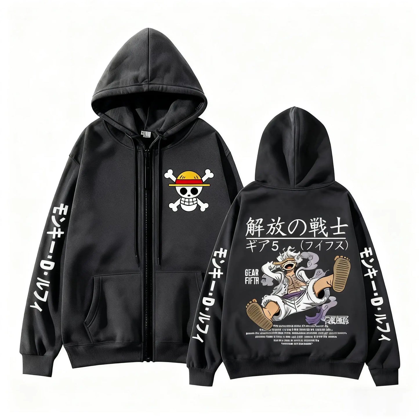 Monkey D Luffy Gear 5 One Piece Anime Hoodie