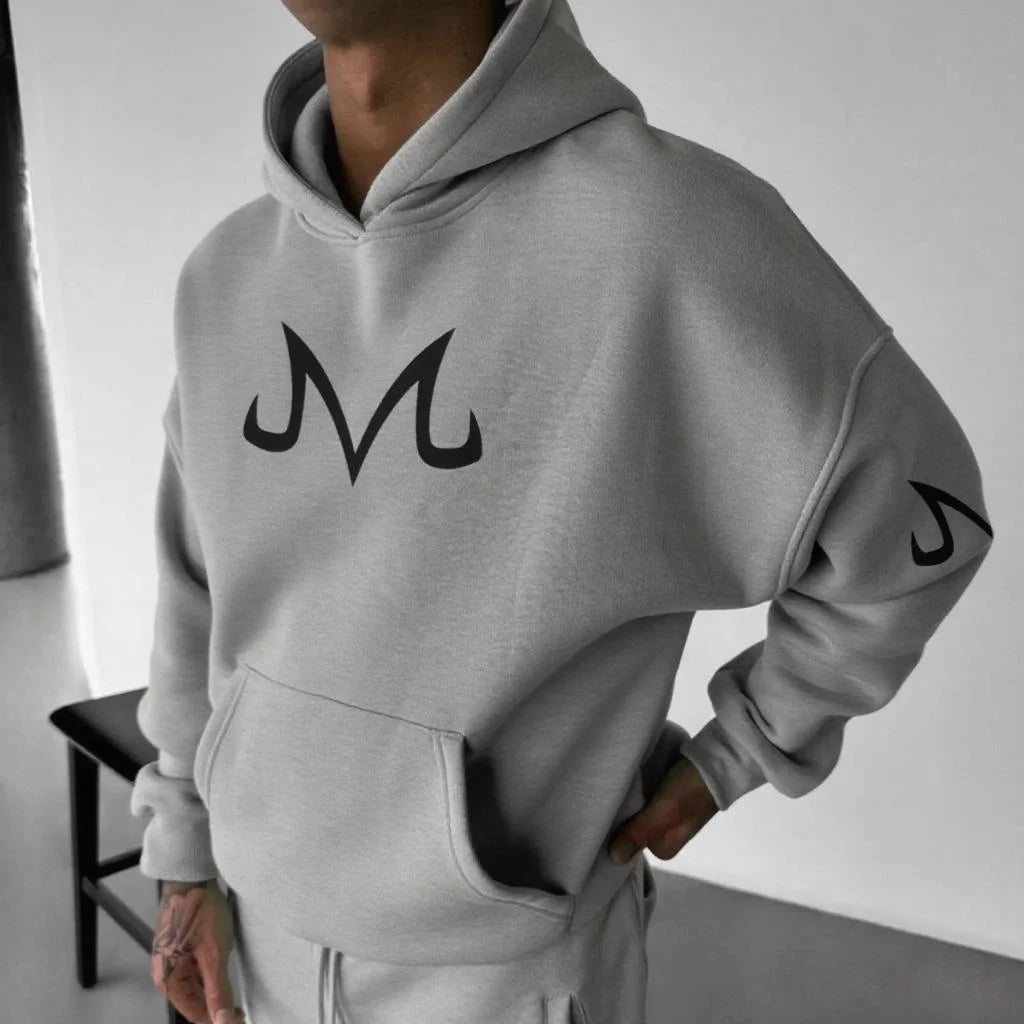 Majin Buu Hoodie Pants Set Anime Cotton Loose Fit Unisex