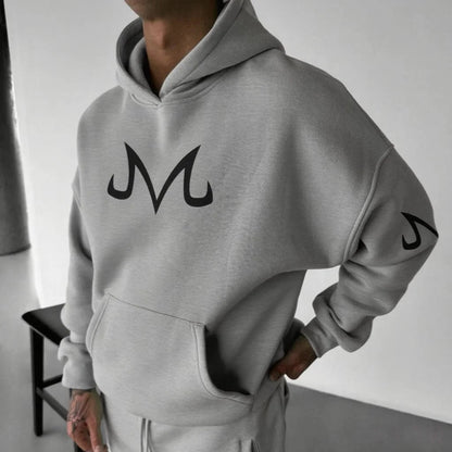 Majin Buu Hoodie Pants Set Anime Cotton Loose Fit Unisex