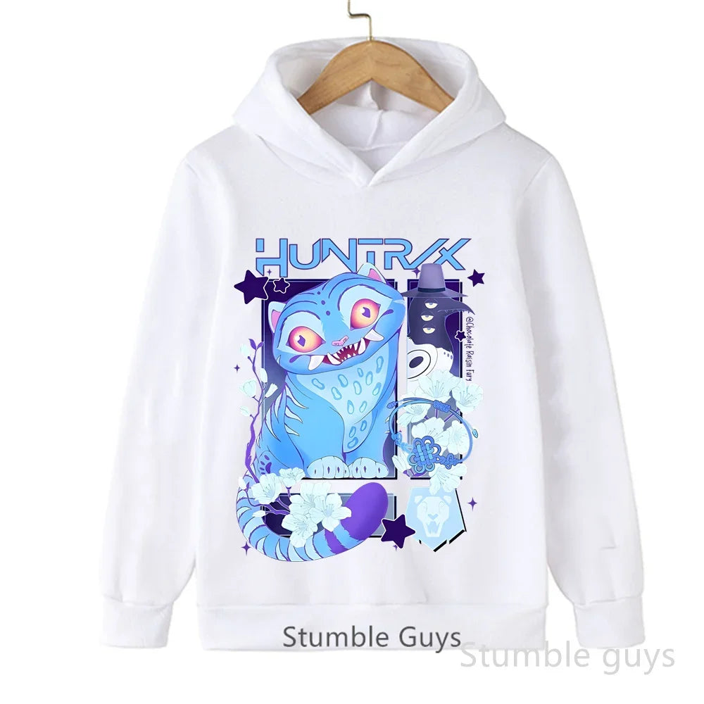 Kpop Demon Hunters Autumn Winter Kids Hoodie