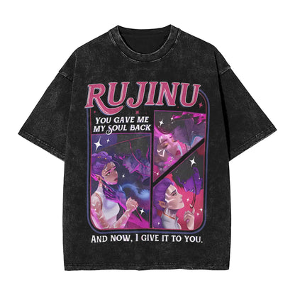 Saja Boys Demon Kpop Demon Hunters Vintage Tee