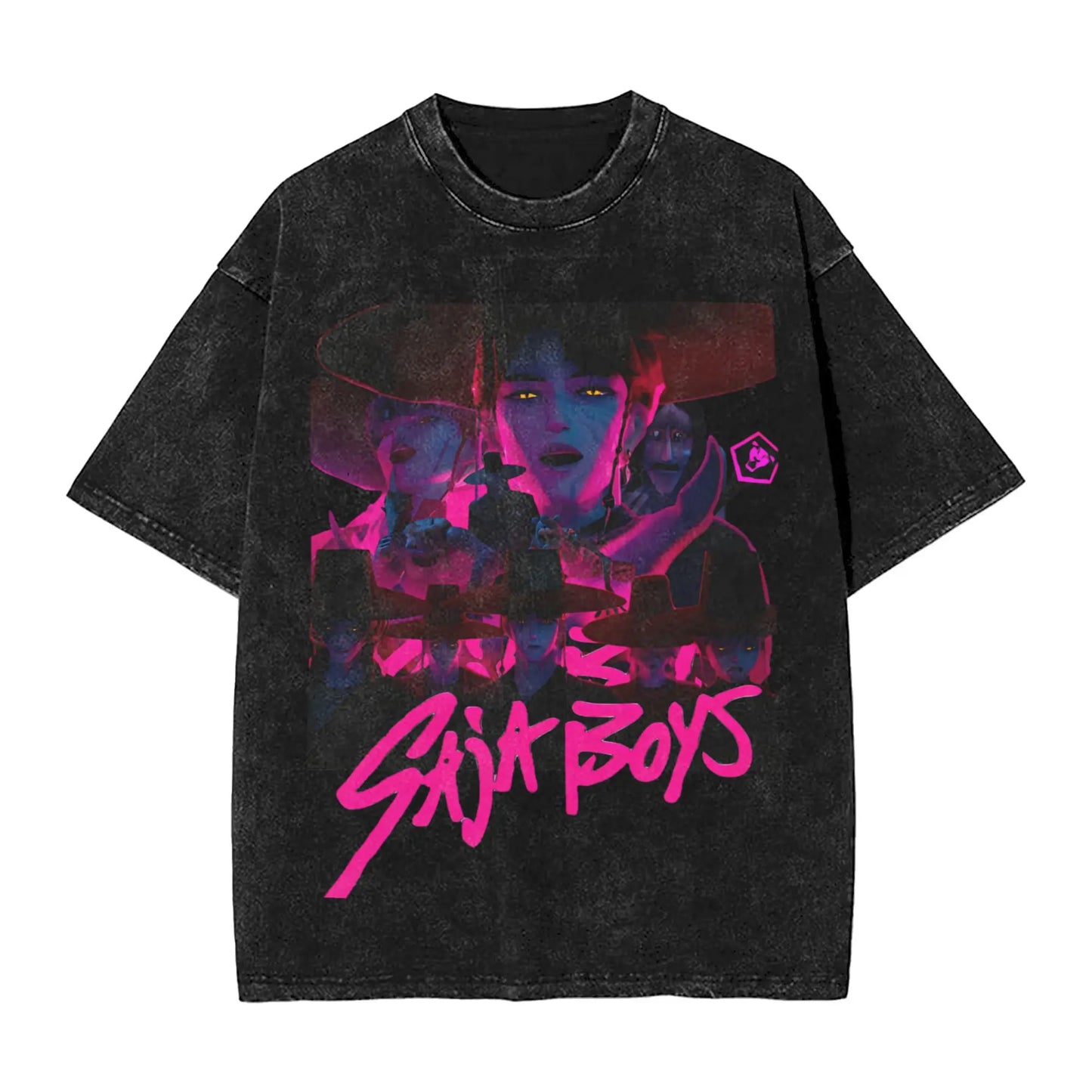 Saja Boys Demon Kpop Demon Hunters Vintage Tee