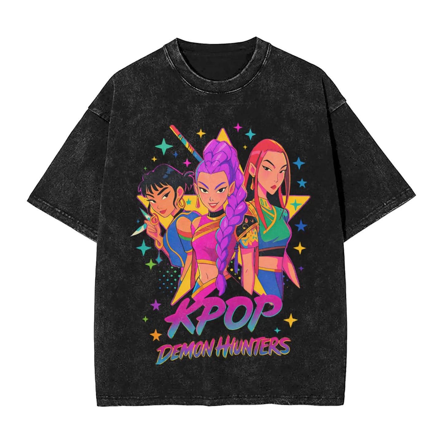 Saja Boys Demon Kpop Demon Hunters Vintage Tee