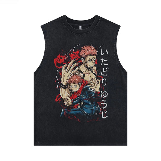 Vintage Tank Tops Anime