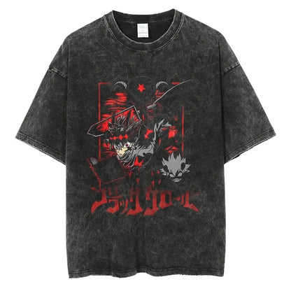 Black Clover Vintage Tee