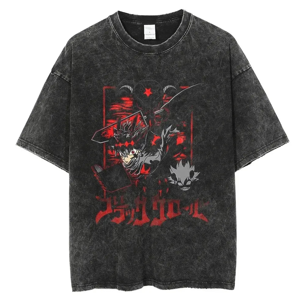 Black Clover Vintage Tee