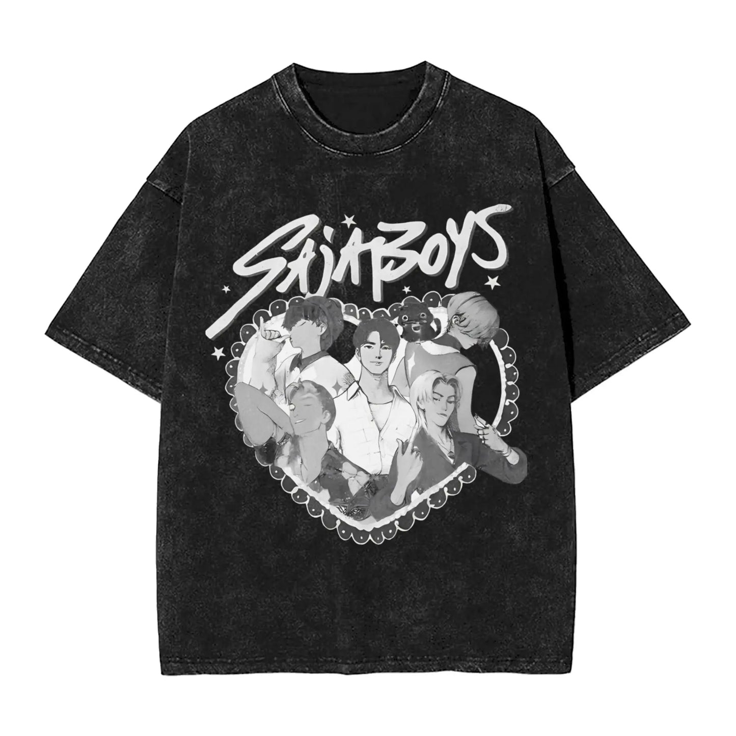Saja Boys Demon Kpop Demon Hunters Vintage Tee