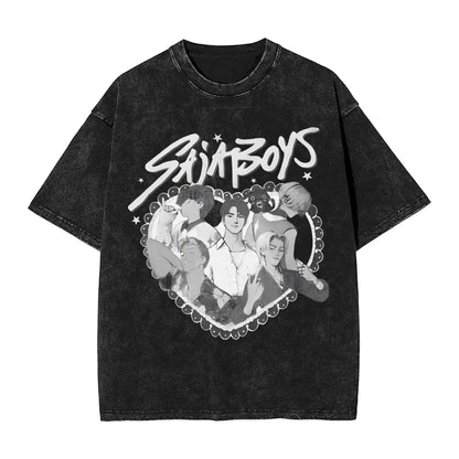 Saja Boys Demon Kpop Demon Hunters Vintage Tee