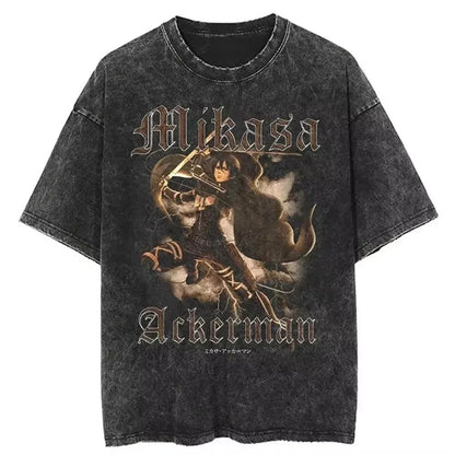 AOT Levi Ackerman Vintage Tee