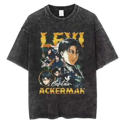 AOT Levi Ackerman Vintage Tee