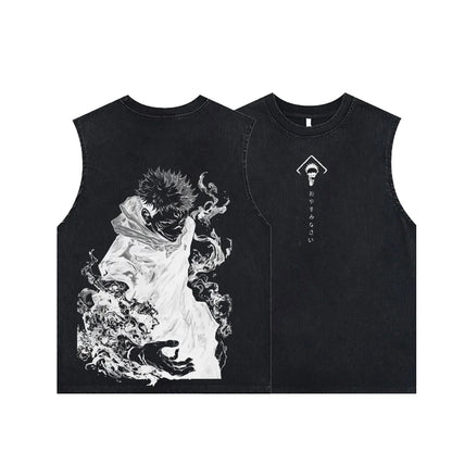 Gojo Satoru Vintage Tank Top