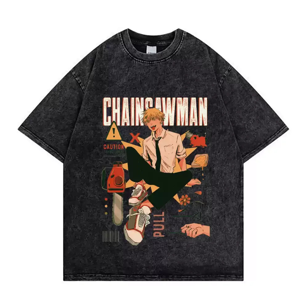 Chainsaw Man Denji Vintage Tee