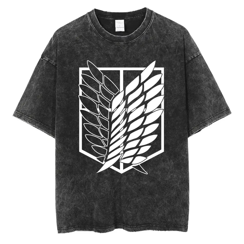 AOT Levi Ackerman Vintage Tee