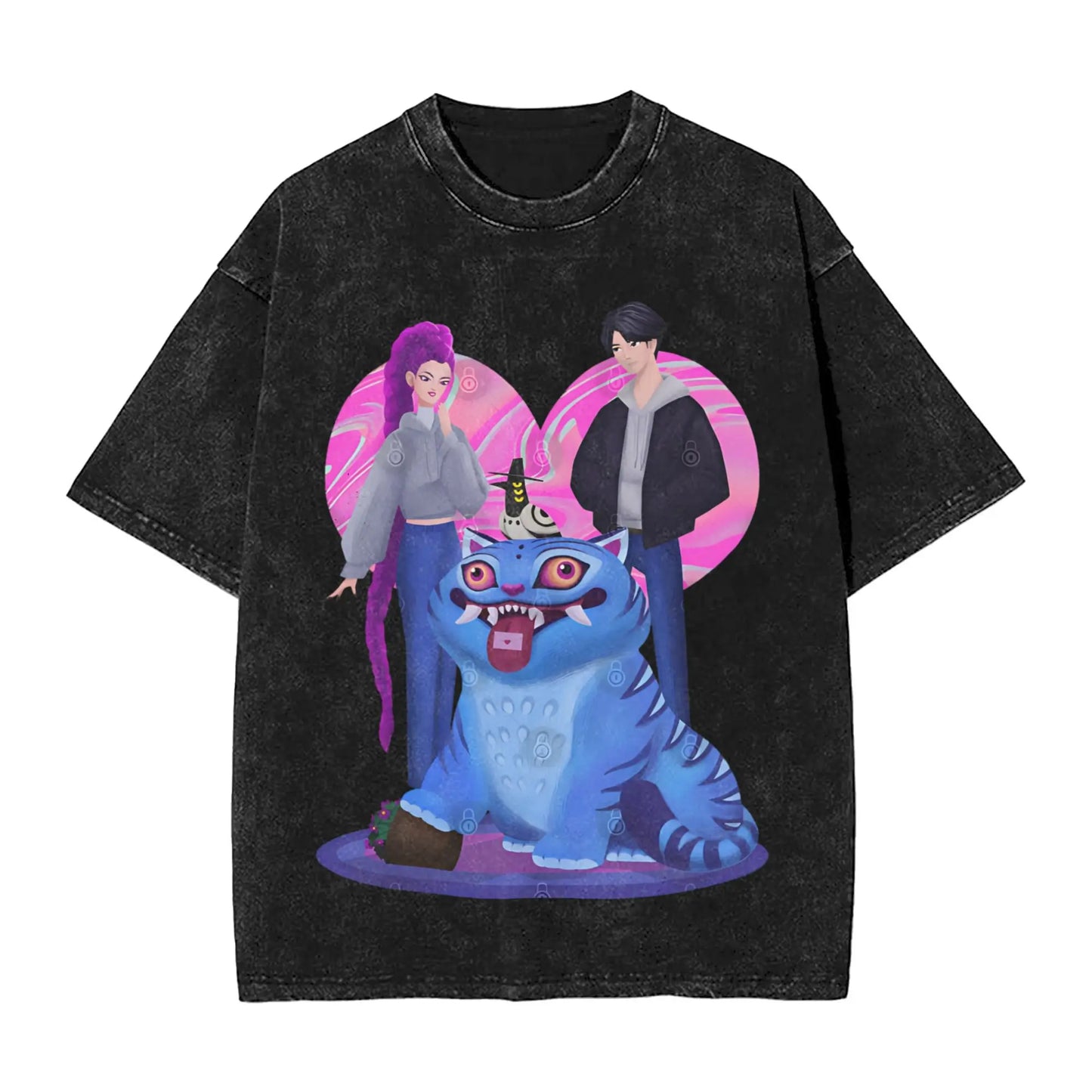 Saja Boys Demon Kpop Demon Hunters Vintage Tee