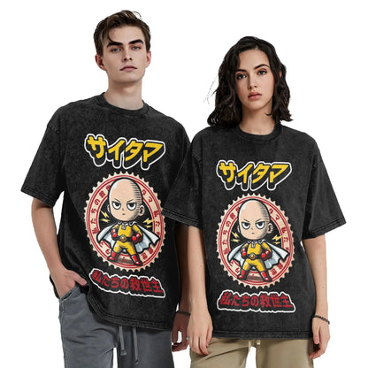 One Punch Man Vintage Tee