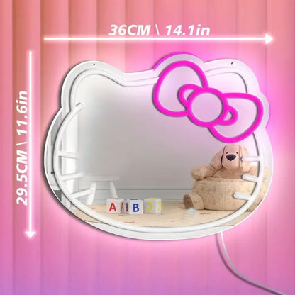 Hello Kitty LED Anime Mirror Neon Sign